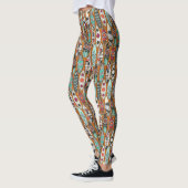 Leggings planches de surf orange (Gauche)