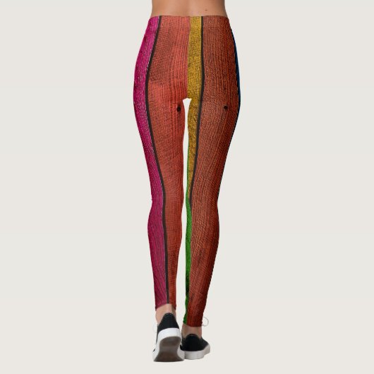 Leggings planches en bois de belle couleur (Dos)