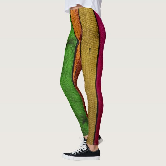 Leggings planches en bois de belle couleur (Gauche)