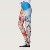 Leggings planète graffiti (Gauche)