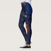 Leggings Planètes et galaxies dans l'espace (Gauche)