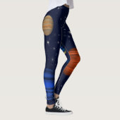 Leggings Planètes et galaxies dans l'espace (Droite)