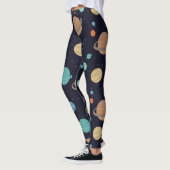 Leggings Planètes, étoiles, galaxie (Gauche)