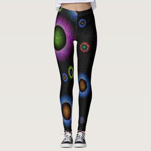 Leggings Planètes non fiables (Devant)