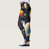 Leggings Planètes spatiales 2 (Gauche)