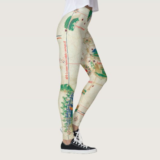 Leggings Planisphere 1502 de Cantino (Droite)