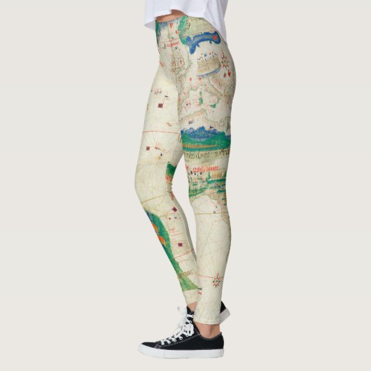 Leggings Planisphere 1502 de Cantino (Gauche)
