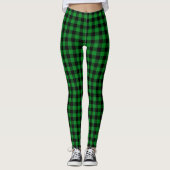 Leggings Plantation de buffles verts noirs (Devant)