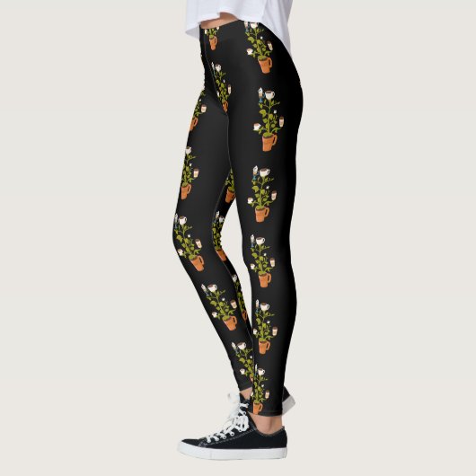Leggings Plante café (Gauche)