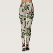 Leggings Plante de sorcière apothecaire | Herbes botaniques (Dos)
