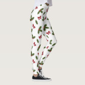Leggings Plante Holly Commun Et Motif Red Bows (Droite)