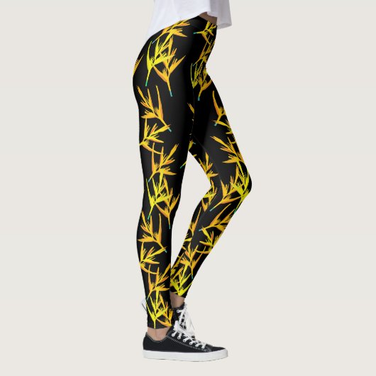 Leggings Plante jaune (Droite)