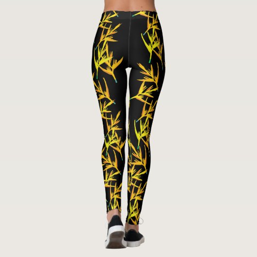 Leggings Plante jaune (Dos)