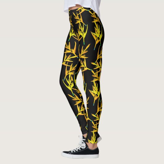 Leggings Plante jaune (Gauche)