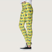Leggings Plantes de Cactus assortés Thunder_Cove (Gauche)