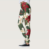 leggings plantes de noël à gogo (Gauche)