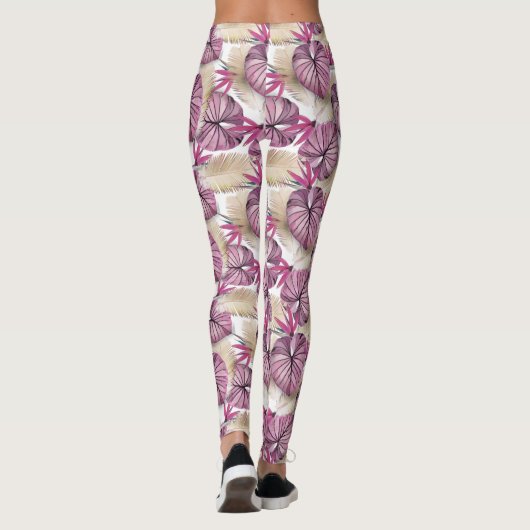 Leggings Plantes exotiques (Dos)