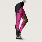 Leggings Plantes sur la marguerite rose de pantalon (Droite)