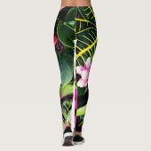 Leggings Plantes tropicaux (Dos)
