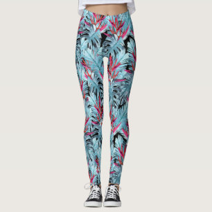 Leggings Plantes tropicaux 1.