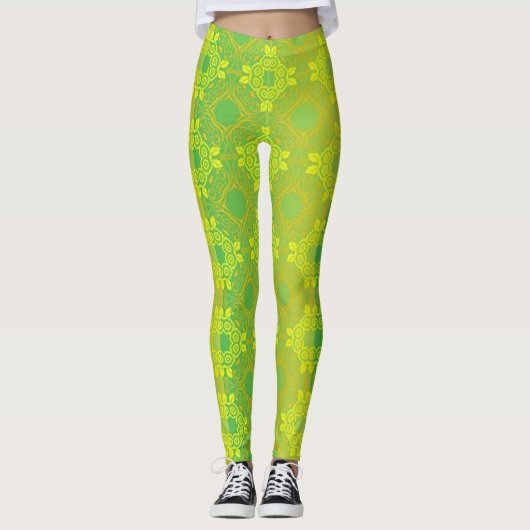 Leggings Plantes verts (Devant)