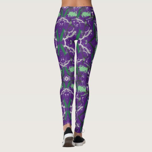 Leggings Plaque de peinture Abstraite (Dos)