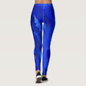Leggings Plaque de peinture bleue #6 (Dos)