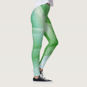 Leggings Plaque de peinture verte #2 (Droite)