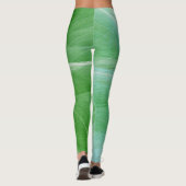 Leggings Plaque de peinture verte #2 (Dos)
