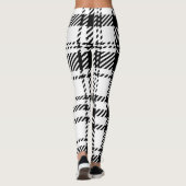 Leggings Plaqué noir et blanc classique (Dos)
