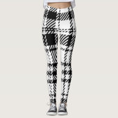 Leggings Plaqué noir et blanc classique (Devant)