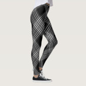 Leggings plaqués à la crème noire (Droite)