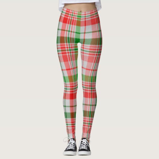Leggings plaqués de Noël (Devant)