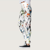 Leggings Plaques de peinture Messy Moderne Abstrait pour le (Gauche)