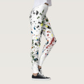 Leggings Plaques de peinture Messy Moderne Abstrait pour le (Droite)