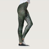 Leggings Plaques écaillées montrant flottant sur fond sombr (Droite)