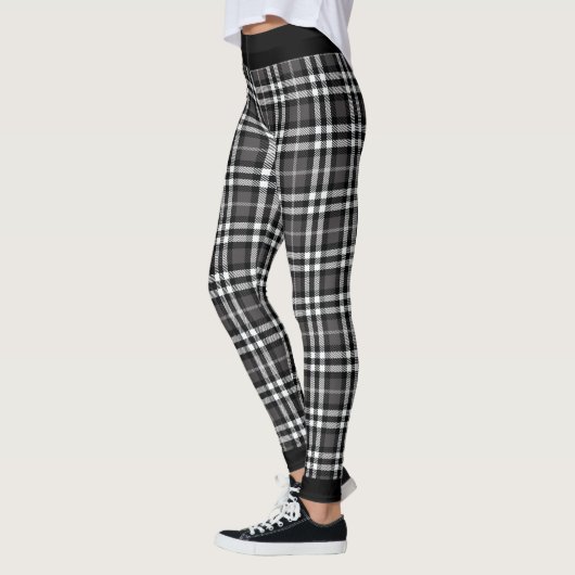 Leggings plaqués noir et blanc (Gauche)