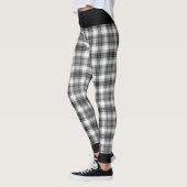 Leggings plaqués noir et blanc (Gauche)