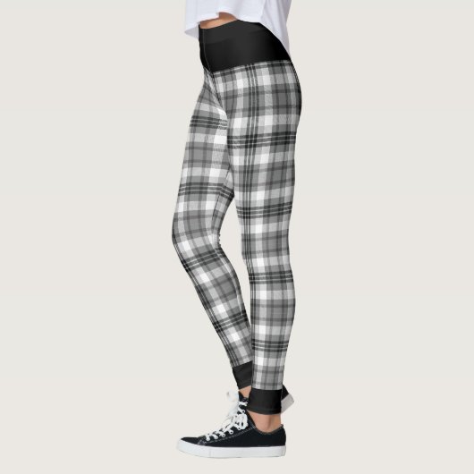 Leggings plaqués noir et blanc (Gauche)