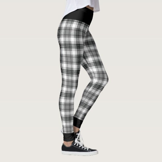 Leggings plaqués noir et blanc (Droite)