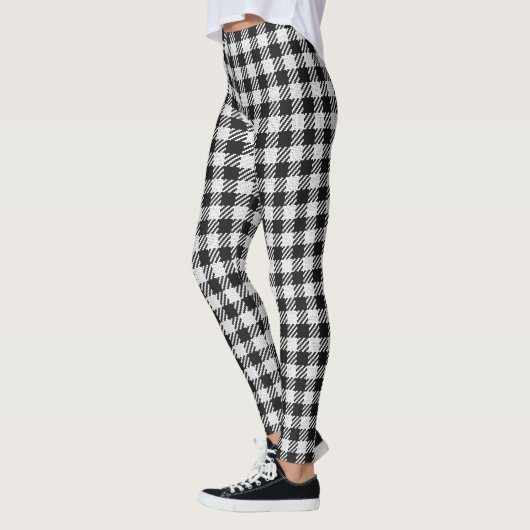 Leggings plaqués noir et blanc (Gauche)