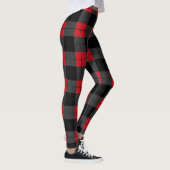 Leggings plaqués noir et rouge (Droite)