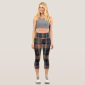 Leggings plaqués orange et noir pour un confort él (Recto)