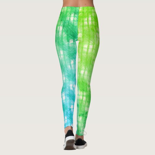 Leggings plaqués tropicaux (Dos)