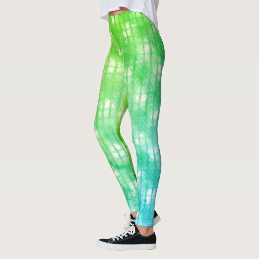 Leggings plaqués tropicaux (Gauche)