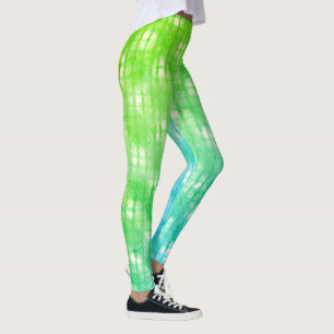 Leggings plaqués tropicaux