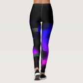 Leggings Plasma Glitch Noir (Dos)