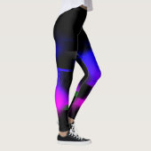 Leggings Plasma Glitch Noir (Droite)