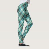 Leggings Plat bleu vert (Droite)