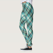 Leggings Plat bleu vert (Gauche)